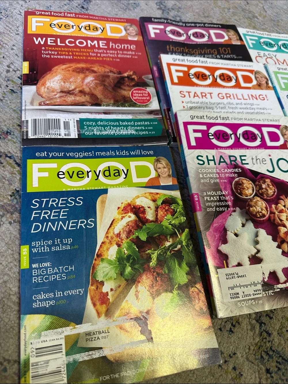Everyday FOOD magazines by Martha Stewart Set